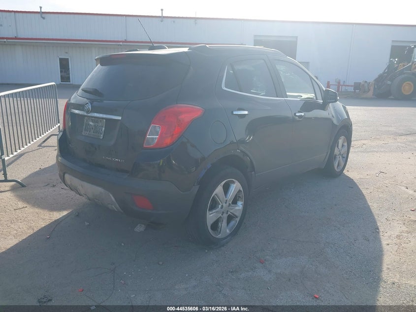 Vin: kl4cjasb5gb617112, lot: 45032415, buick encore 20164