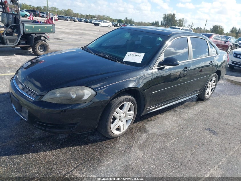 2012 Chevrolet Impala 3.6 Lt black Lot 111044535663 Vin 2G1WG5E34C1274339