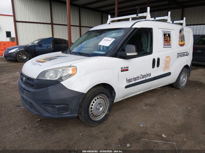Vin: zfberfab6h6e68814, lot: 45032985, ram promaster city tradesman 20172
