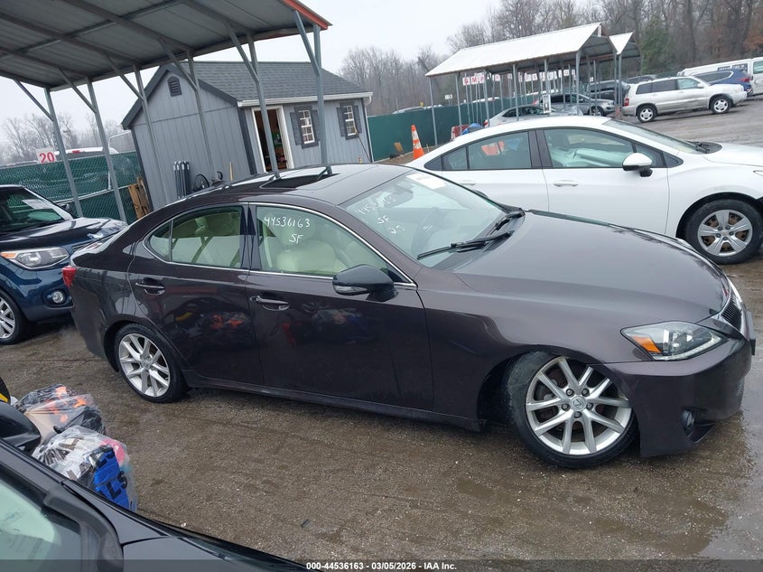 JTHCF5C23C5060639 2012 Lexus Is 2.5 Is 250 black