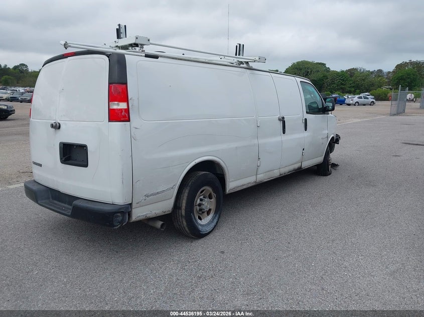 Vin: 1gcwgbfpxp1115876, lot: 45033018, chevrolet express cargo rwd 2500 extended wheelbase wt 20234