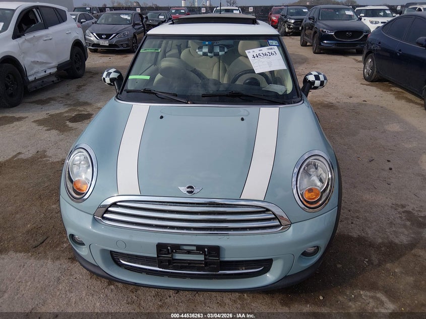 2012 Mini Cooper VIN: WMWSU3C58CT543814 Lot: 44536263