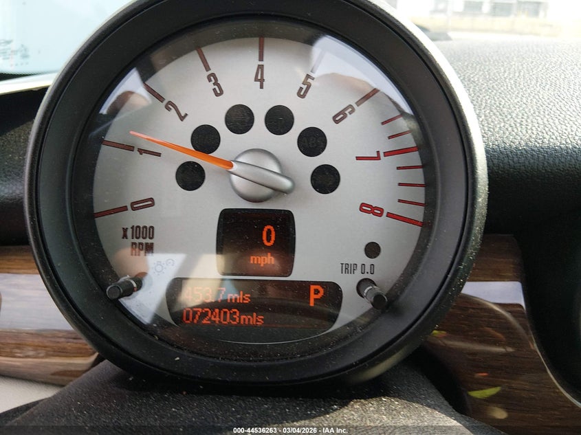 2012 Mini Cooper VIN: WMWSU3C58CT543814 Lot: 44536263