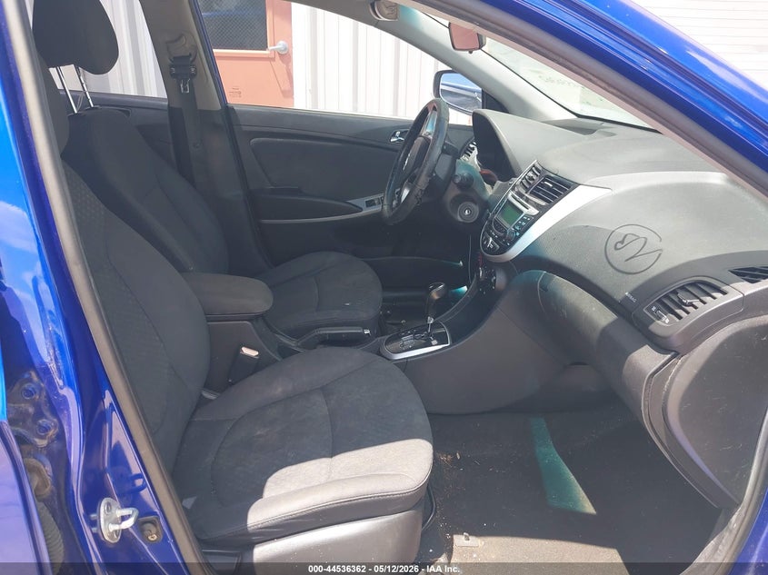 2012 Hyundai Accent 1.6 Se blue Lot 111044536362 Vin KMHCU5AE4CU012489