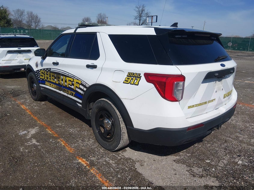 Vin: 1fm5k8ab6mgc00890, lot: 45033261, ford police interceptor 20213