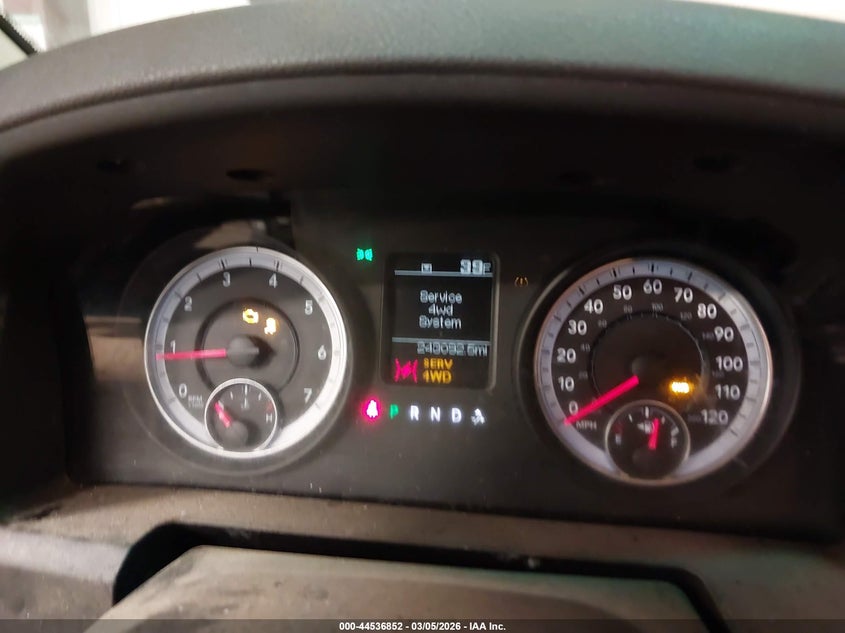 2013 Ram 1500 Tradesman VIN: 1C6RR7FP8DS592825 Lot: 44536852