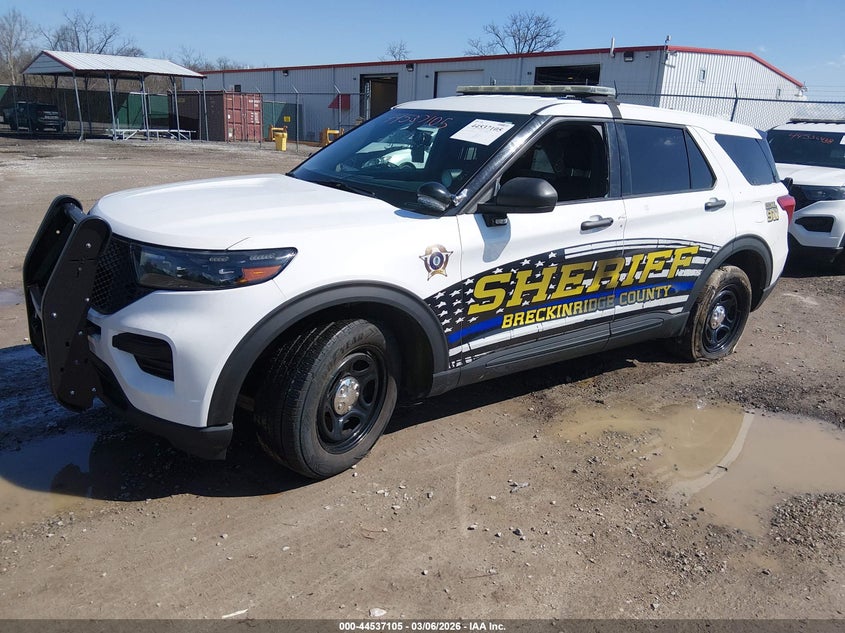Vin: 1fm5k8ab2mgc01163, lot: 45033928, ford police interceptor 20212