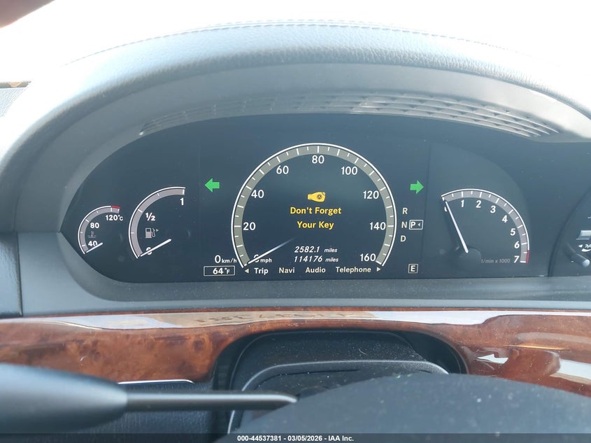 2012 Mercedes-Benz S 550 VIN: WDDNG7DB2CA421504 Lot: 44537381