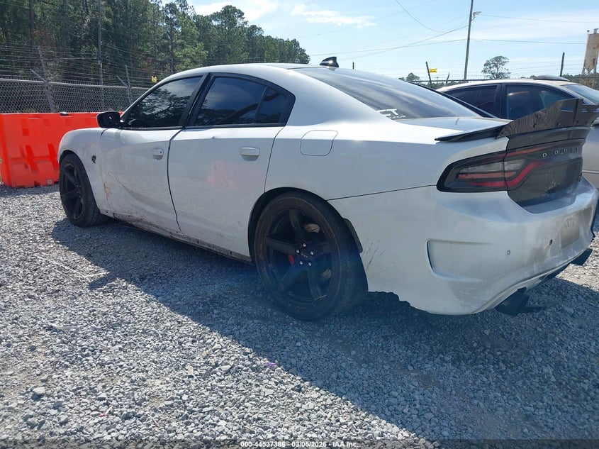 Vin: 2c3cdxl91jh232001, lot: 45034209, dodge charger srt hellcat rwd 20183