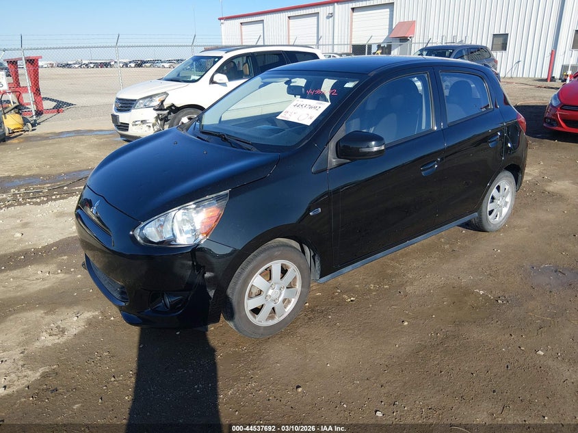 Vin: ml32a4hj5fh054952, lot: 45034515, mitsubishi mirage es 20152