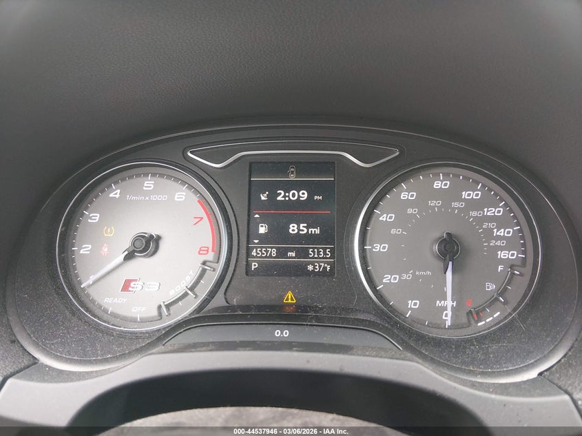 2016 Audi S3 2.0T Premium Plus VIN: WAUB1GFF9G1036846 Lot: 44537946