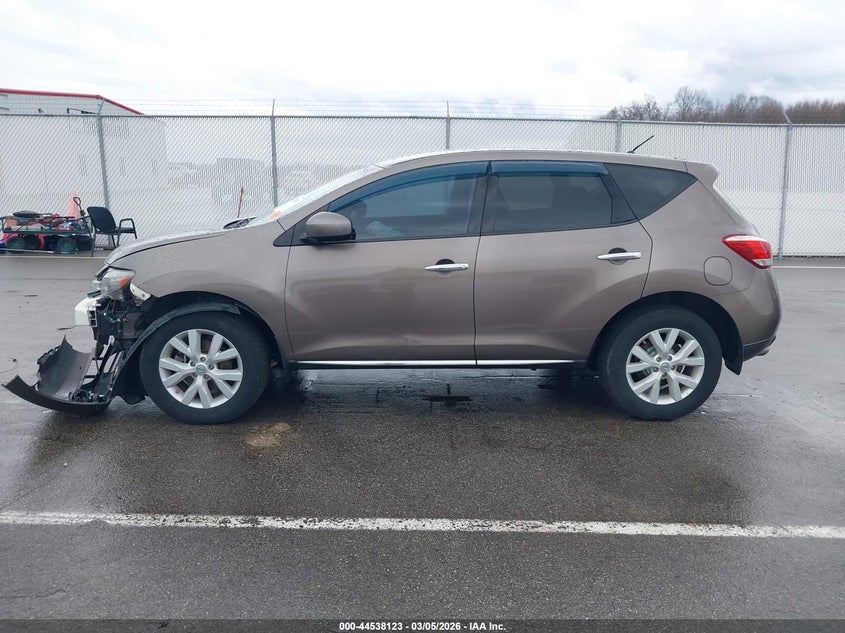 2011 Nissan Murano S VIN: JN8AZ1MW9BW157819 Lot: 44538123