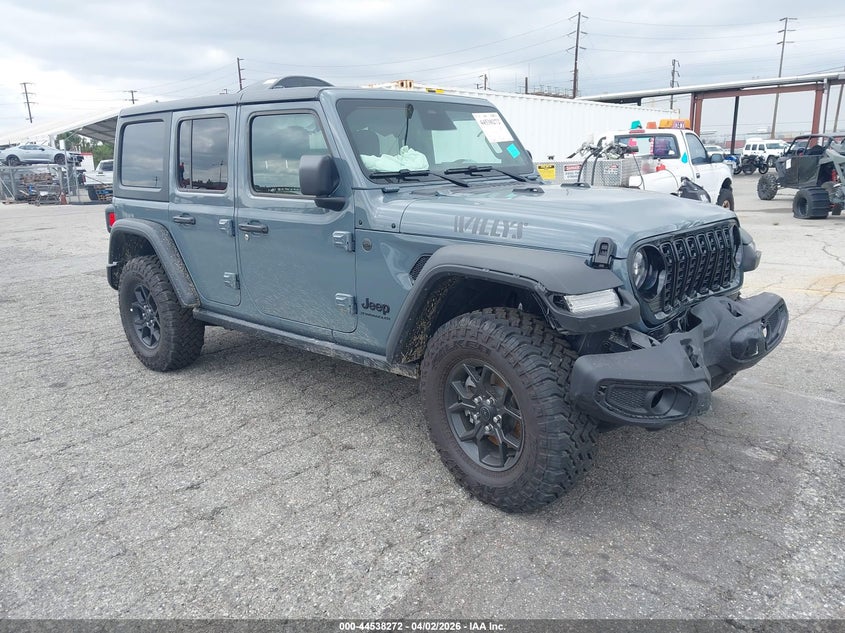 Vin: 1c4pjxdn5tw166722, lot: 45035095, jeep wrangler willys 4x4 2026 img_1