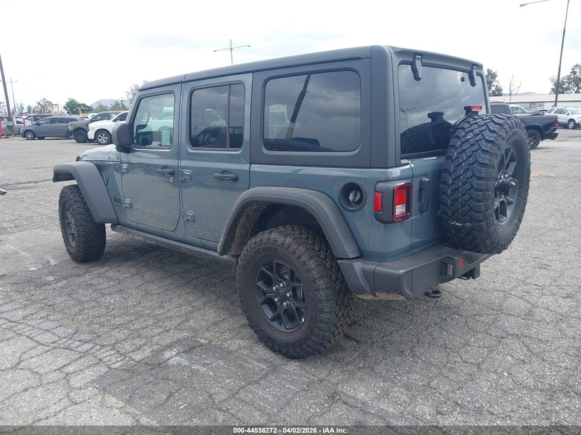 Vin: 1c4pjxdn5tw166722, lot: 45035095, jeep wrangler willys 4x4 20263