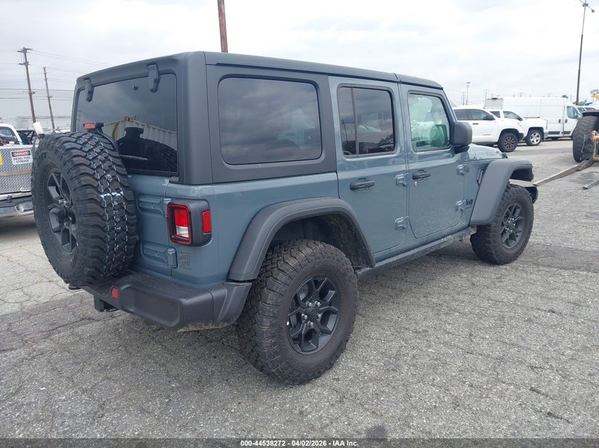 Vin: 1c4pjxdn5tw166722, lot: 45035095, jeep wrangler willys 4x4 20264