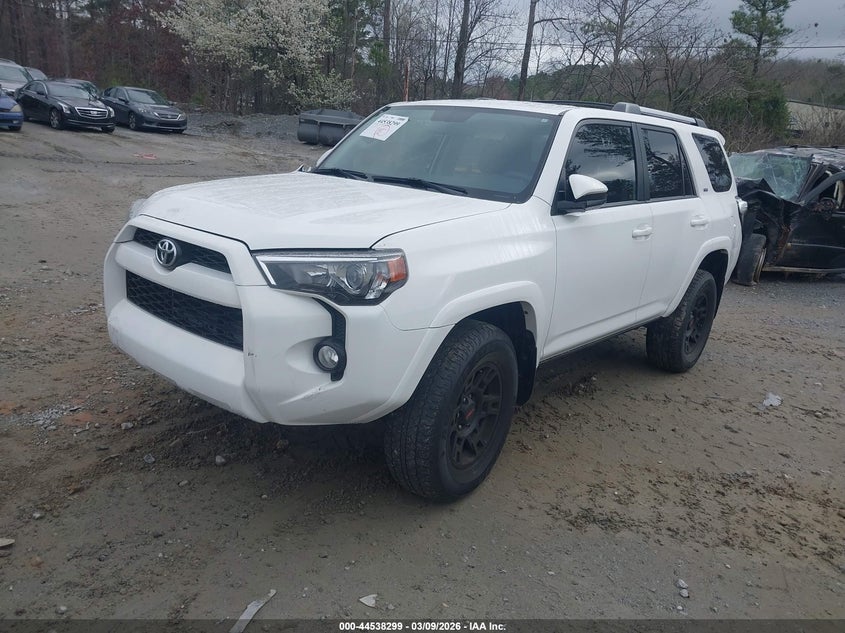 Vin: jtebu5jr2k5714267, lot: 45035122, toyota 4runner sr5 20192