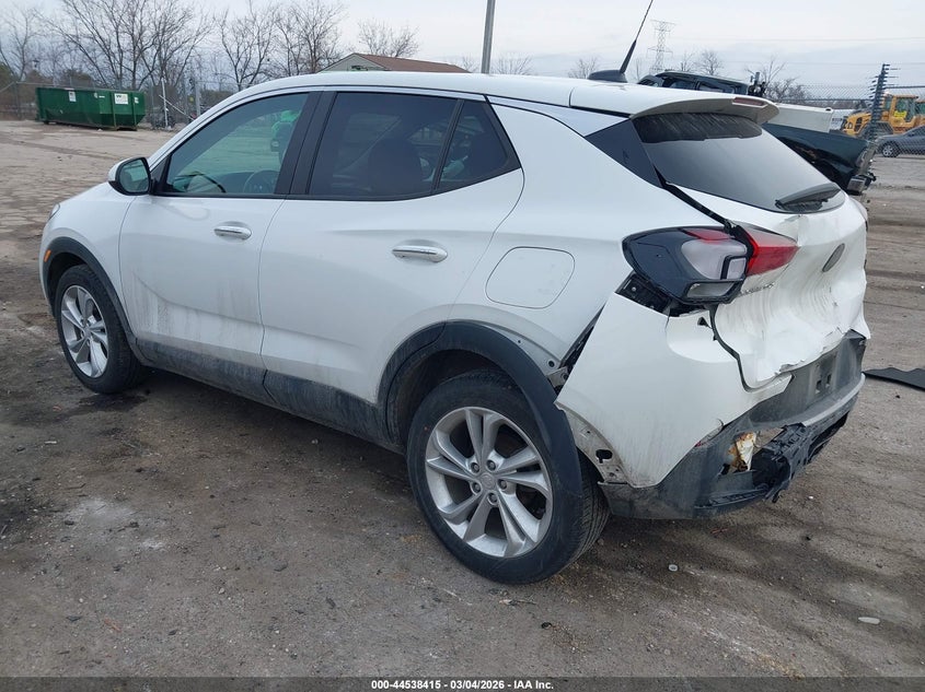 Vin: kl4mmbs27mb162423, lot: 45035238, buick encore gx fwd preferred 20213