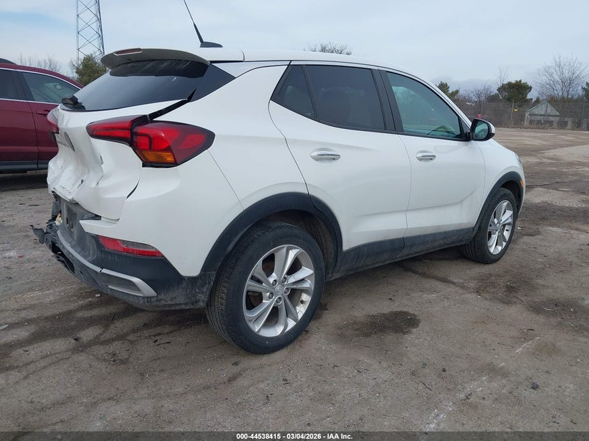Vin: kl4mmbs27mb162423, lot: 45035238, buick encore gx fwd preferred 20214