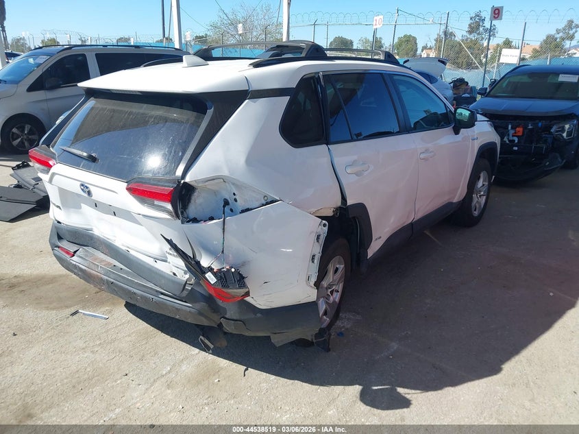 VIN 4T3L6RFV4MU028291 2021 TOYOTA RAV4 HYBRID LE