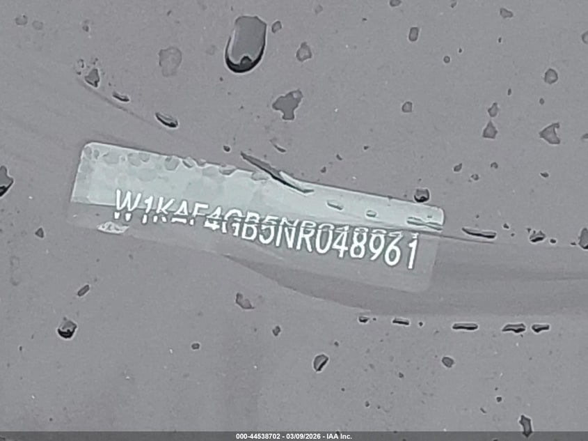 2022 Mercedes-Benz C 300 Sedan VIN: W1KAF4GB5NR048961 Lot: 44538702