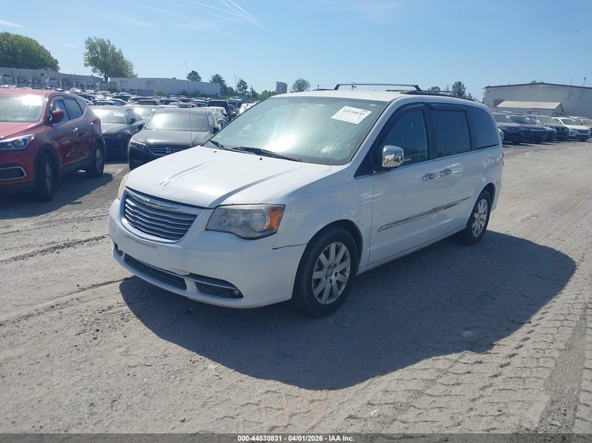 Vin: 2c4rc1bgxer225554, lot: 45035654, chrysler town & country touring 20142