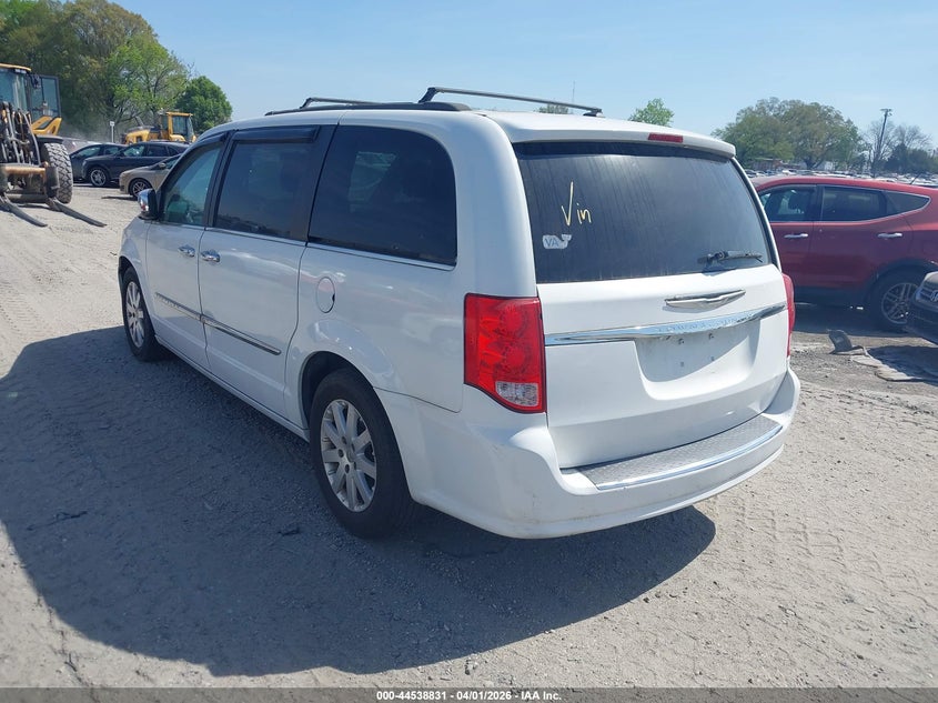 Vin: 2c4rc1bgxer225554, lot: 45035654, chrysler town & country touring 20143