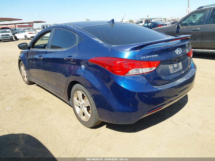 2013 HYUNDAI ELANTRA VIN KMHDH4AE3DU809515 nuotrauka 3