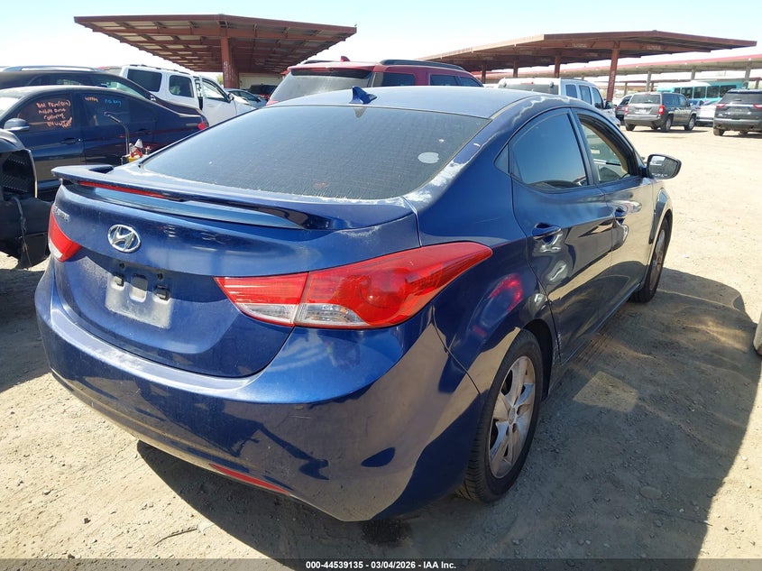 2013 HYUNDAI ELANTRA VIN KMHDH4AE3DU809515 nuotrauka 4