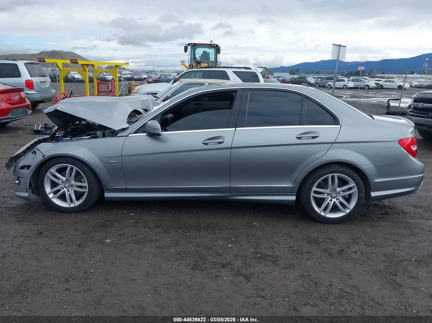 2012 Mercedes-Benz C 250 Sport VIN: WDDGF4HB6CR201577 Lot: 44539422