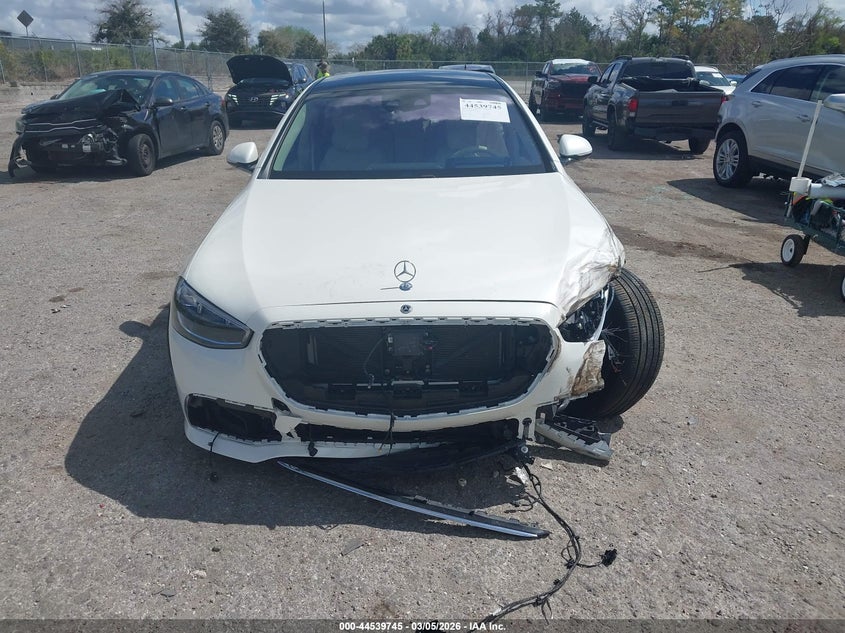 2022 Mercedes-Benz S 580 4Matic VIN: W1K6G7GB6NA098786 Lot: 44539745