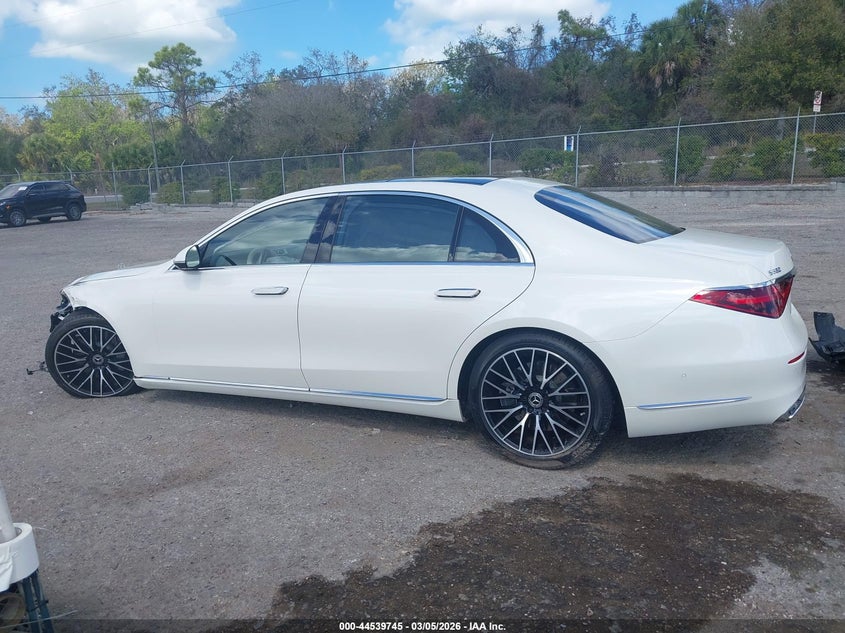 2022 Mercedes-Benz S 580 4Matic VIN: W1K6G7GB6NA098786 Lot: 44539745