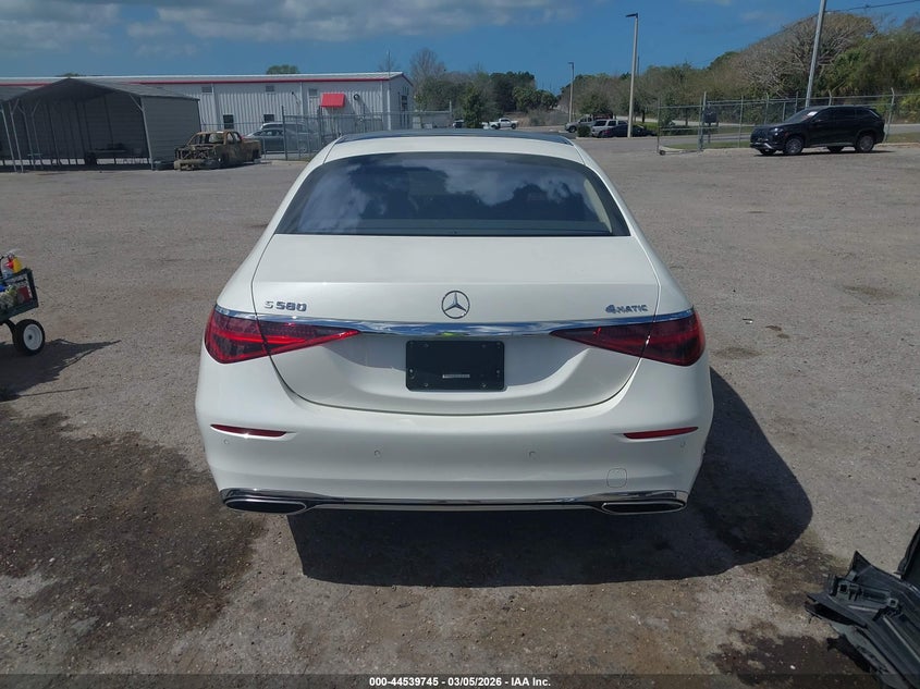 2022 Mercedes-Benz S 580 4Matic VIN: W1K6G7GB6NA098786 Lot: 44539745