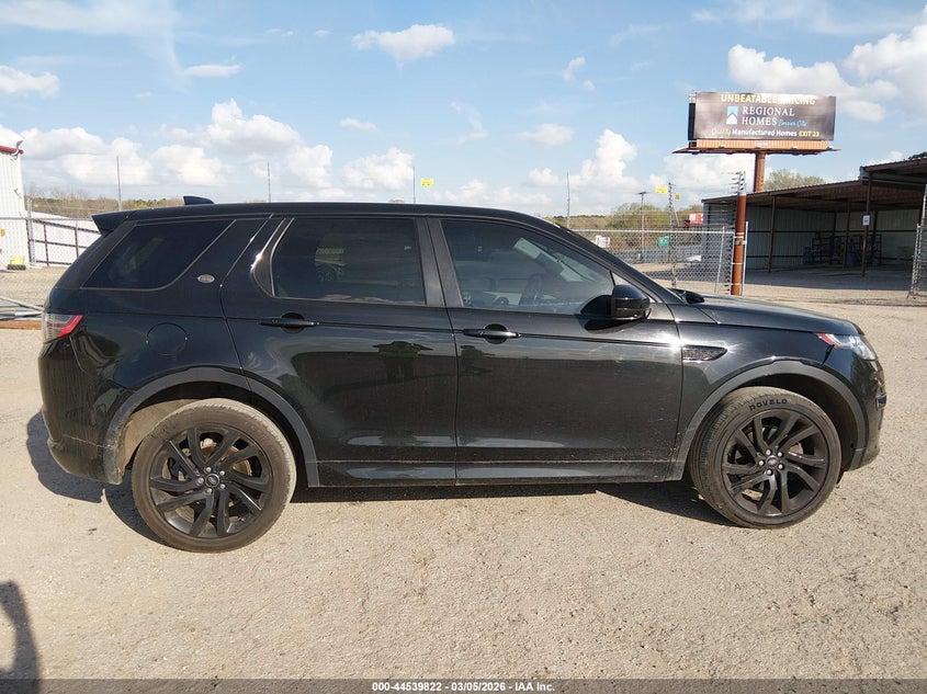 2018 Land Rover Discovery Sport Hse VIN: SALCR2RX8JH750384 Lot: 44539822