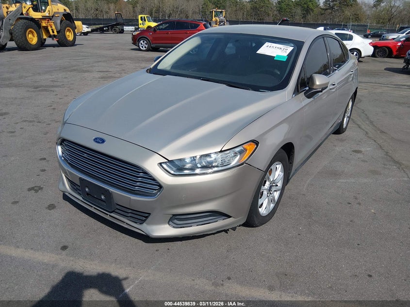 Vin: 3fa6p0g7xfr296894, lot: 45036662, ford fusion s 20152
