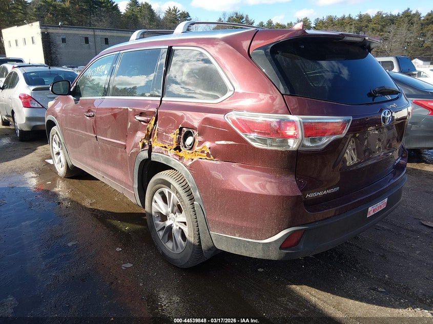 2015 Toyota Highlander Xle V6
