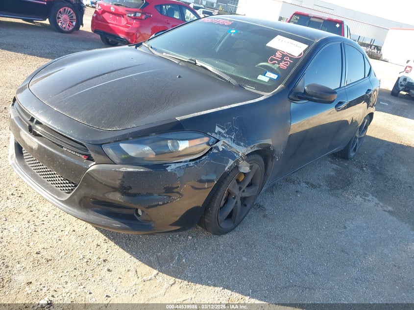 Vin: 1c3cdfbb0fd187524, lot: 45036809, dodge dart sxt 20152