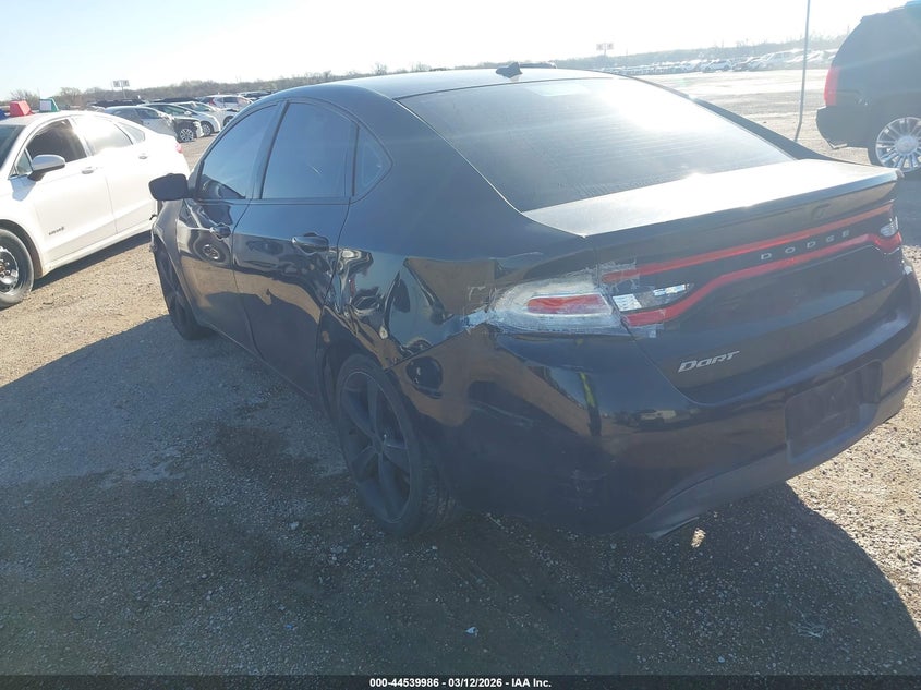 Vin: 1c3cdfbb0fd187524, lot: 45036809, dodge dart sxt 20153