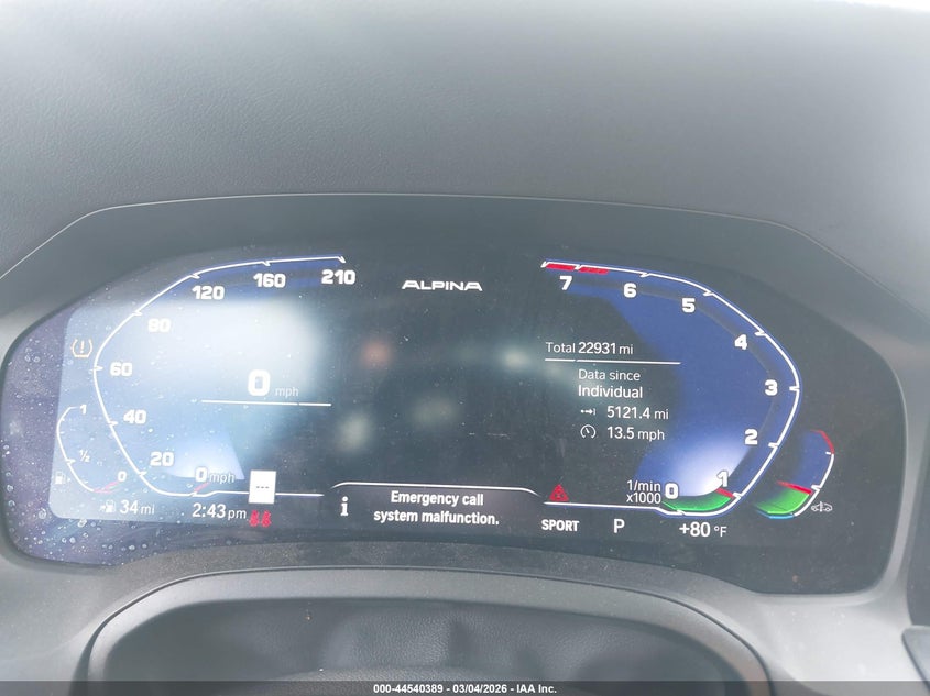 2022 BMW M440I xDrive VIN: WBA63AT07NCK16398 Lot: 44540389