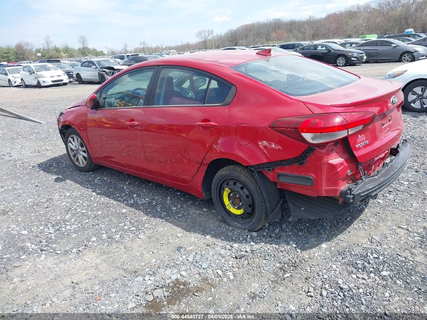 Vin: 3kpfl4a75he060038, lot: 45037550, kia forte s 20173