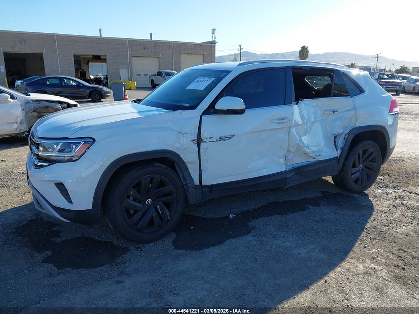 2022 Volkswagen Atlas Cross Sport 3.6L V6 Se W/Technology VIN: 1V2JE2CA1NC229135 Lot: 44541221