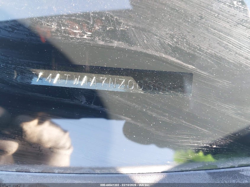 2022 Mitsubishi Eclipse Cross Se S-Awc/Se Special Edition S-Awc/Sel S-Awc/Sel Special Edition S-Awc VIN: JA4ATWAA7NZ003061 Lot: 44541302