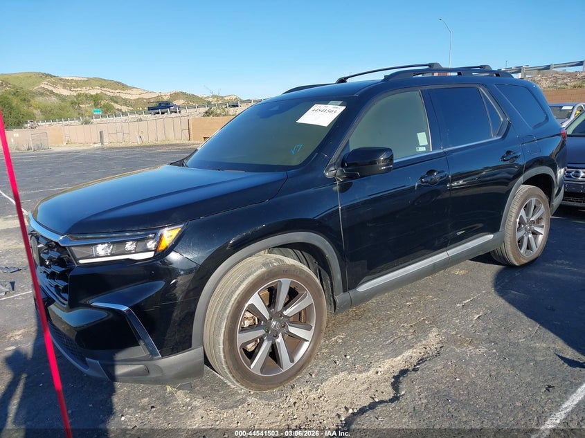 Vin: 5fnyg2h73sb001319, lot: 45038326, honda pilot touring 20252
