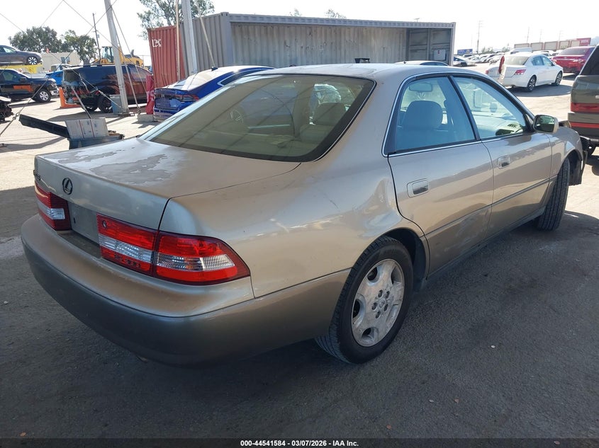 LEXUS ES 300 2000 VIN JT8BF28GXY5091411