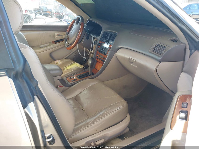 LEXUS ES 300 2000 VIN JT8BF28GXY5091411