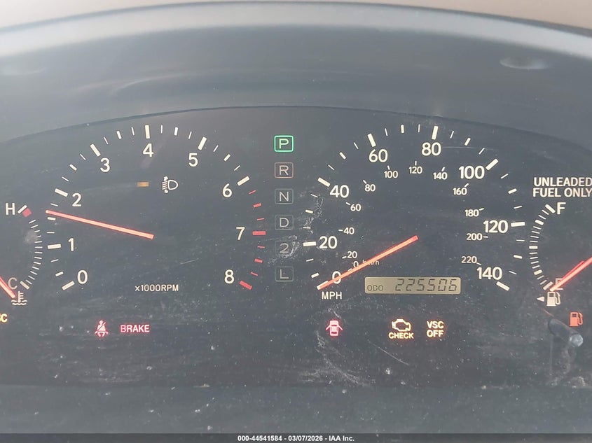 2000 Lexus Es 300 VIN: JT8BF28GXY5091411 Lot: 44541584