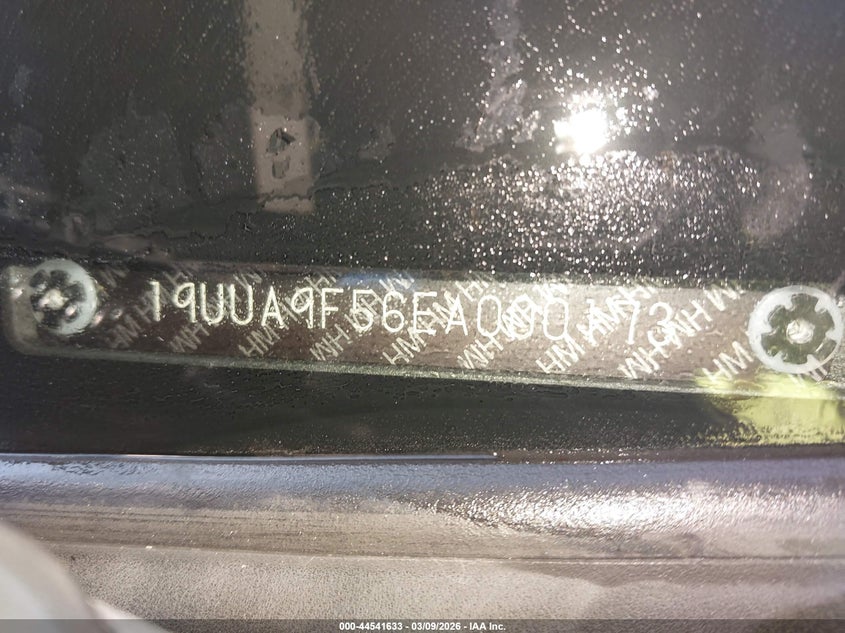 2014 Acura Tl 3.7 VIN: 19UUA9F56EA000173 Lot: 44541633