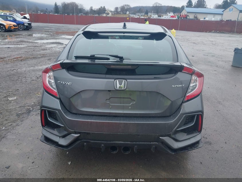 2021 HONDA CIVIC 1.5L I-4 DI, DOHC, V(VIN: SHHFK7H44MU221806