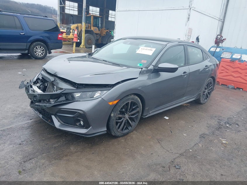 2021 HONDA CIVIC 1.5L I-4 DI, DOHC, V(VIN: SHHFK7H44MU221806