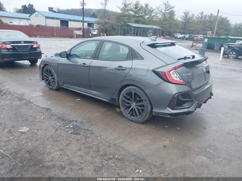 2021 HONDA CIVIC 1.5L I-4 DI, DOHC, V(VIN: SHHFK7H44MU221806