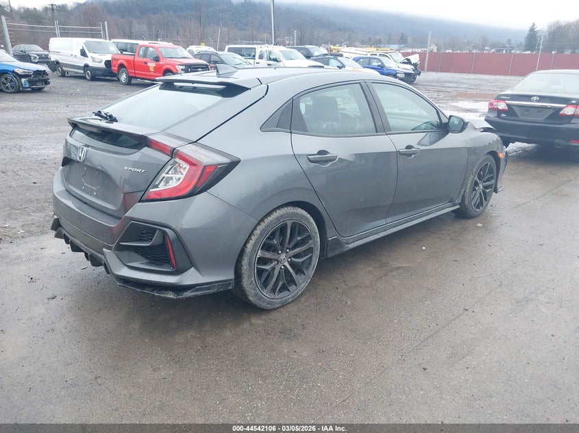 2021 HONDA CIVIC 1.5L I-4 DI, DOHC, V(VIN: SHHFK7H44MU221806
